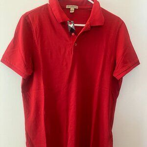 Burberry Red Polo Shirt